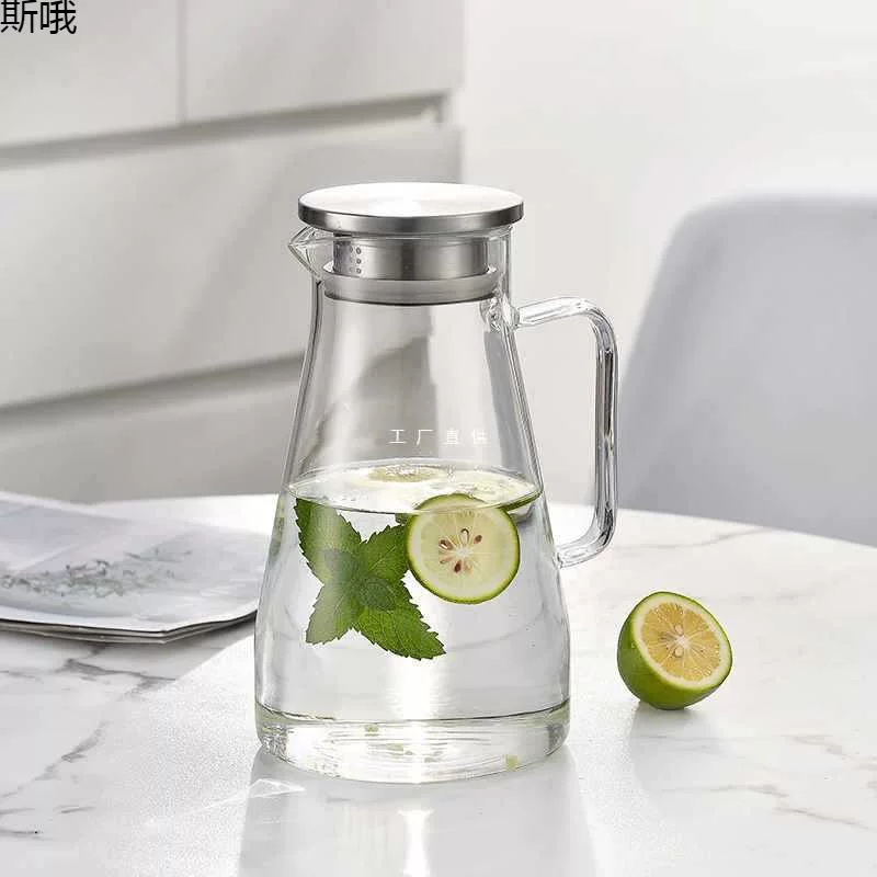 Glass explosion-proof teapot, tea