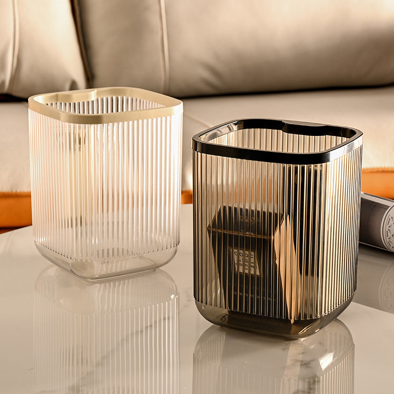 Desktop Trash Can Cute Small Household Living Room Non-Lid High Appearance Mini Light Luxury Office Modern Simple in Desktop Trash Can Cute Small Household Living Room Non-Lid High Appearance Mini Light Luxury Office Modern Simple in