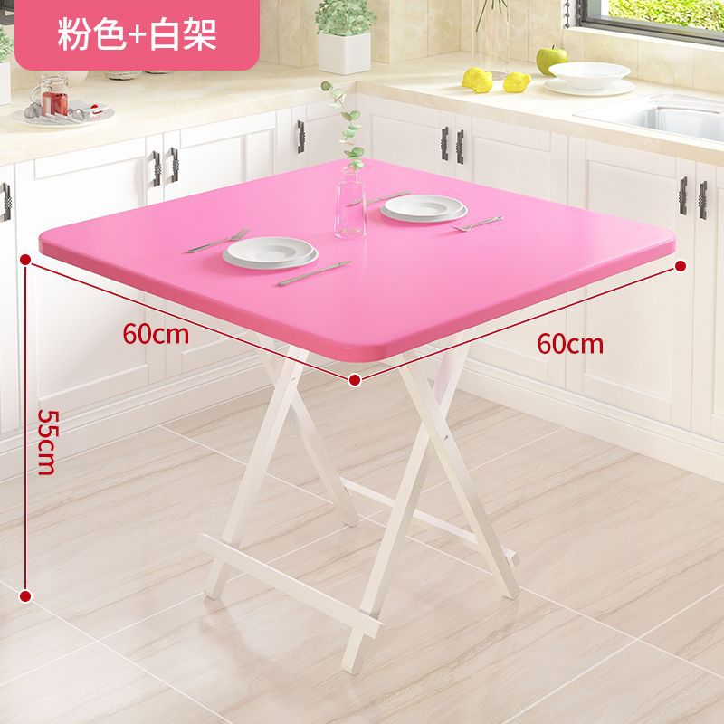 Mesa de comedor retráctil de casa de alquiler pequeña simple y portátil mesa de negociación doméstica multifuncional económica mesa plegable image 22