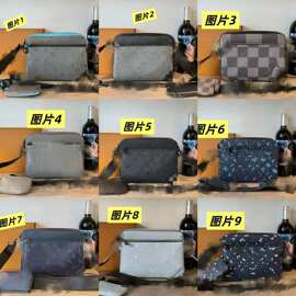 新款真皮男包单肩包黑武士三合一男士小背包邮差包经典时尚斜挎包