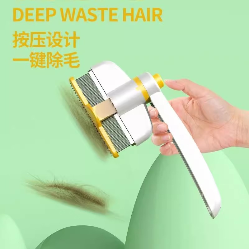 애완 동물 빗 행 빗은 떠다니는 털을 제거하는 가는 바늘 빗을 회전시킬 수 있습니다. 고양이 머리 빗 빗질 유물 고양이 머리 청소 특수