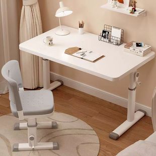 Lifting Learning Table Children's Household Writing Simple Table Office Computer Workdesk Table Student Desks and Chairs suit