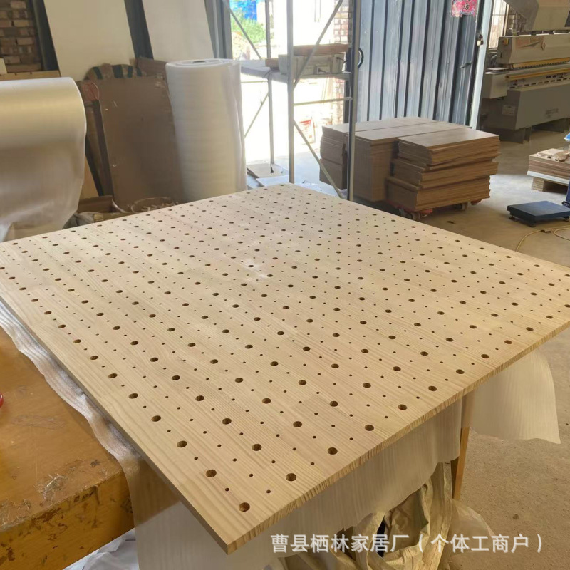松木洞洞板收纳架实木搁板挂板家用学校洞洞板整理架洞洞板置物架|undefined