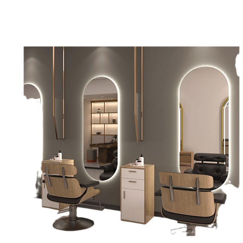 Espejo de corte de pelo de un solo lado, espejo de corte de pelo, espejo de corte de pelo simple, espejo de corte de pelo, pared, fábrica de salón de pelo