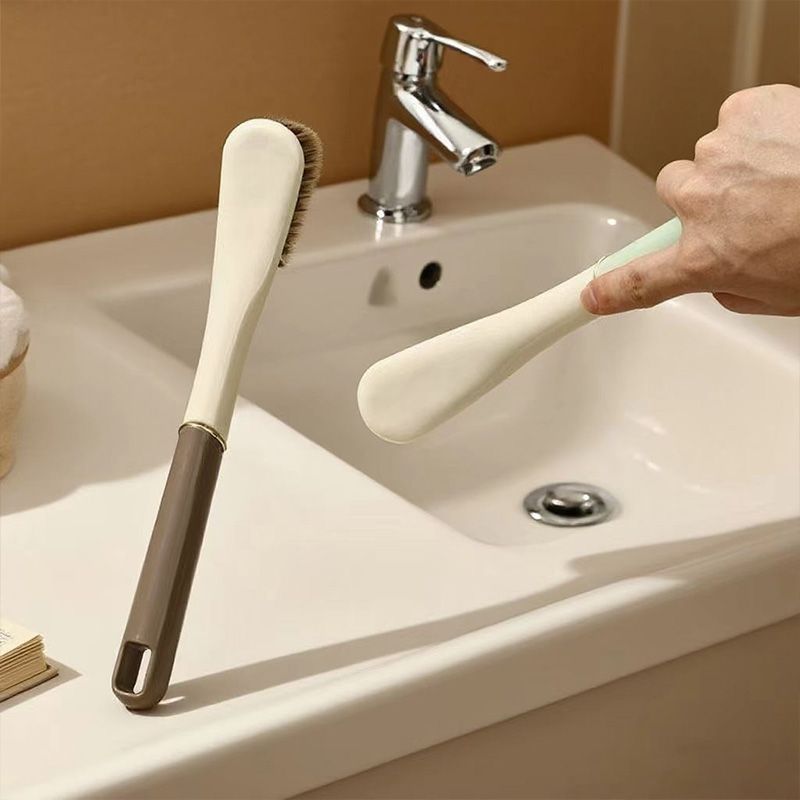 Cepillo de zapatos multifuncional de mango largo cepillo de zapatos de pelo suave limpieza doméstica cepillo de zapatos de ropa y zapatos al por mayor