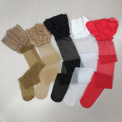 BEILEISI silicone non-slip stockings 2132 knee-high stockings 13CM lace high stockings wholesale