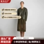 宽松气质爆款裂纹皮夹克