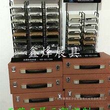 厂家供应金属铁线石材展架 10*10石英石展示架 人造石色块展示架