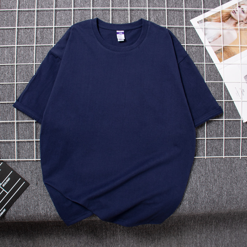 高品質tシャツ260グラム重ポンド純綿落肩tシャツ半袖男ins潮五分袖中袖シャツ|undefined