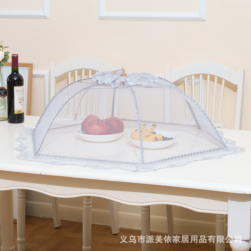 義烏メーカー夏メッシュライト高級大型折りたたみ家庭用野菜カバー防虫食事カバー食品カバー食品カバー|undefined