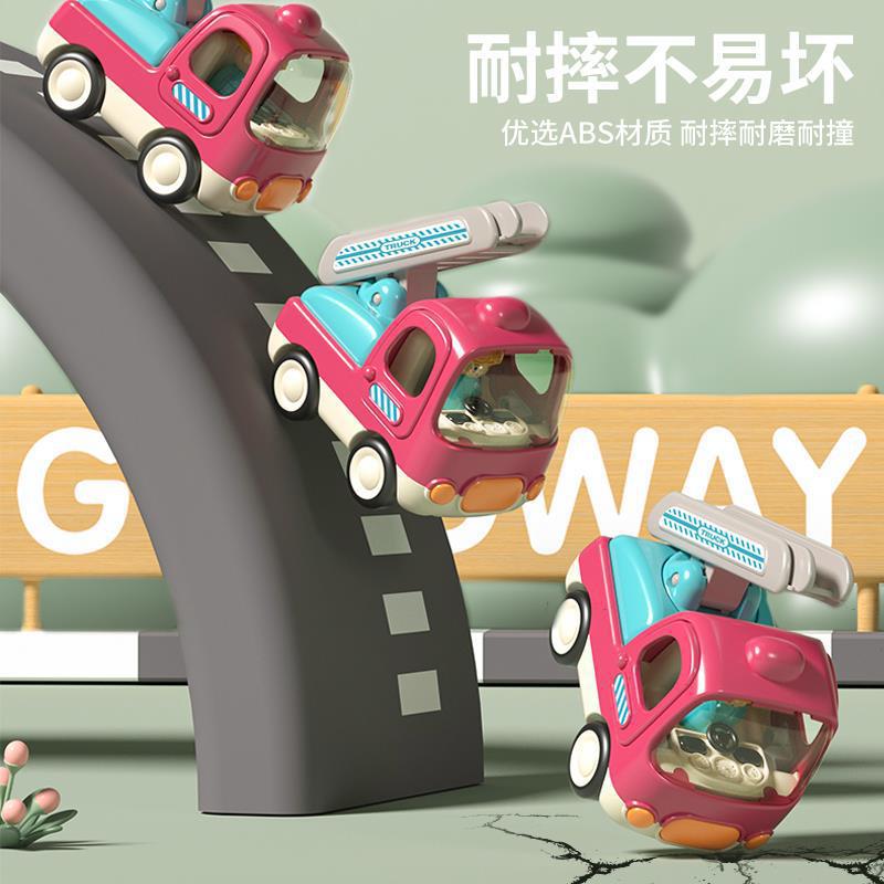 Juguetes de automóviles para niños, juguetes de dibujos animados, automóviles de inercia para niños, juguetes de ingeniería para niños