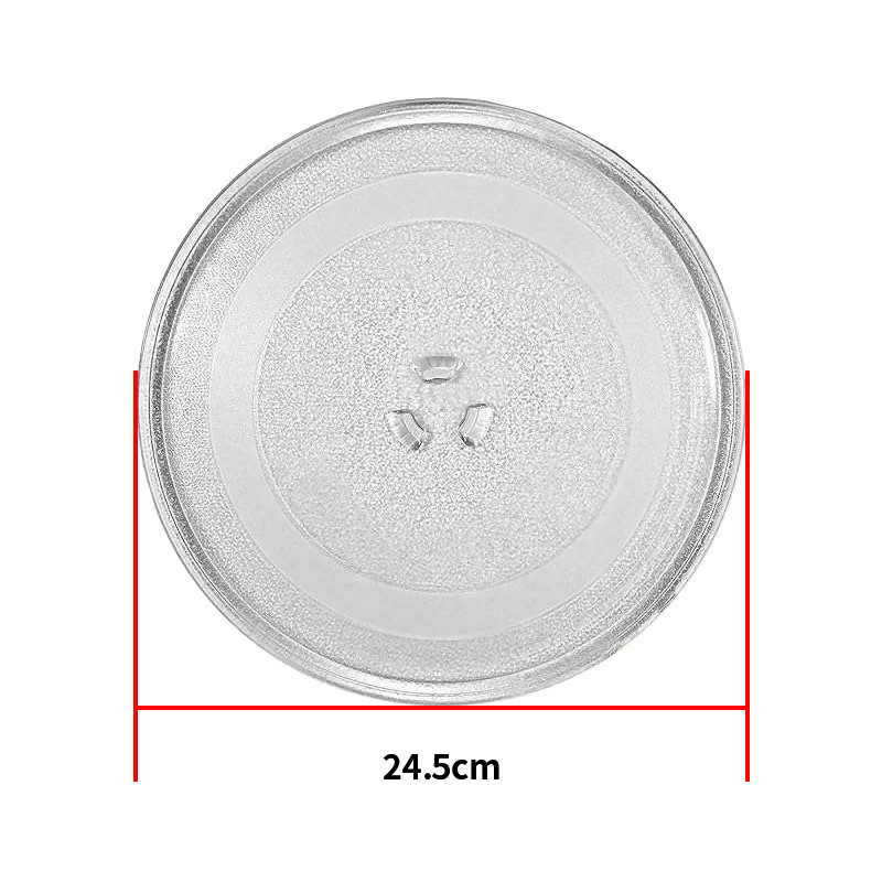 美を適用する電子レンジガラス回転盤グランスY底平底24/25.5cm耐熱電子レンジトレイ|undefined
