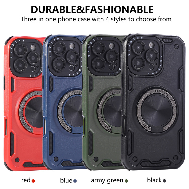 Shs Case Three-In-One A06 Bracket Precision Hole Samsung A36/A56 Suitable for Iph16 Mobile Phone Case A15 Protective Cover Shs Case Three-In-One A06 Bracket Precision Hole Samsung A36/A56 Suitable for Iph16 Mobile Phone Case A15 Protective Cover