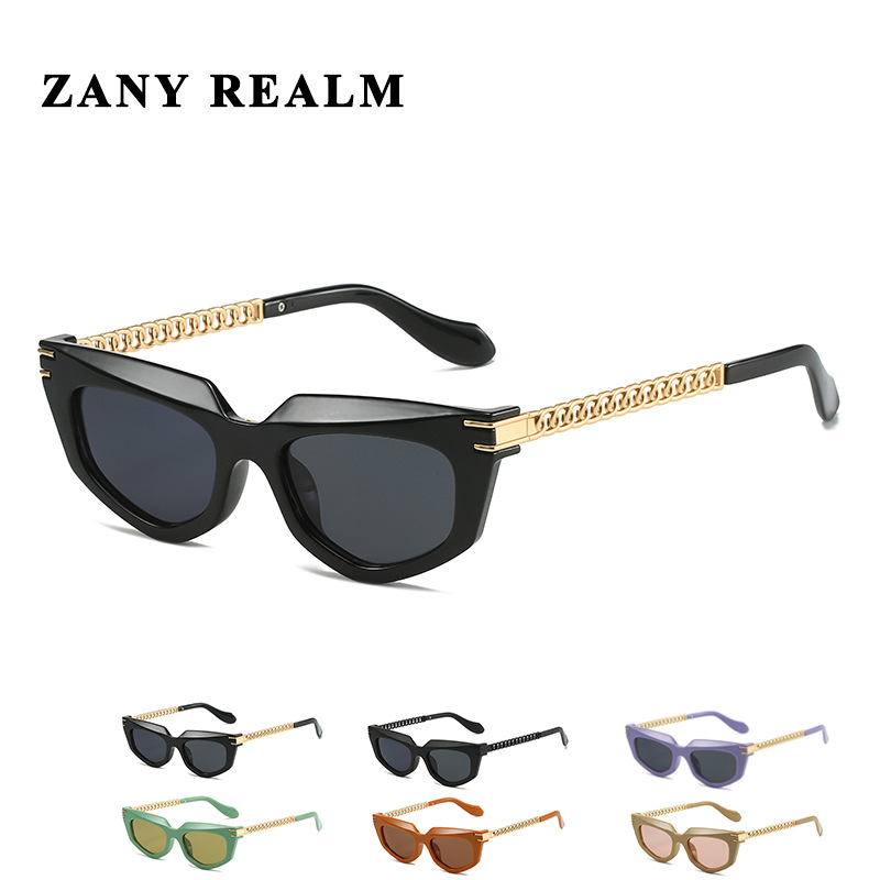 Nueva retro CAT EYE cyberpunk gafas de sol transfronteriza calle neutral dulce fresco gafas de sol transfronterizas fabricantes