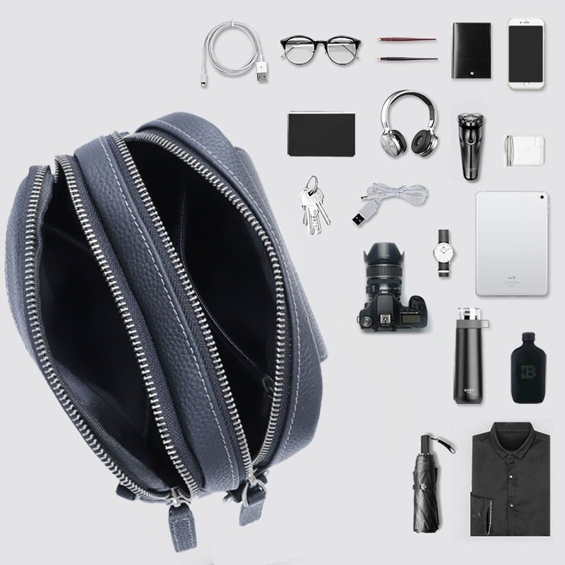 Bolso de pecho para hombre multifuncional bolso de mensajero de hombro de moda transfronterizo nuevos deportes para hombres bolso de hombro impermeable casual para hombres