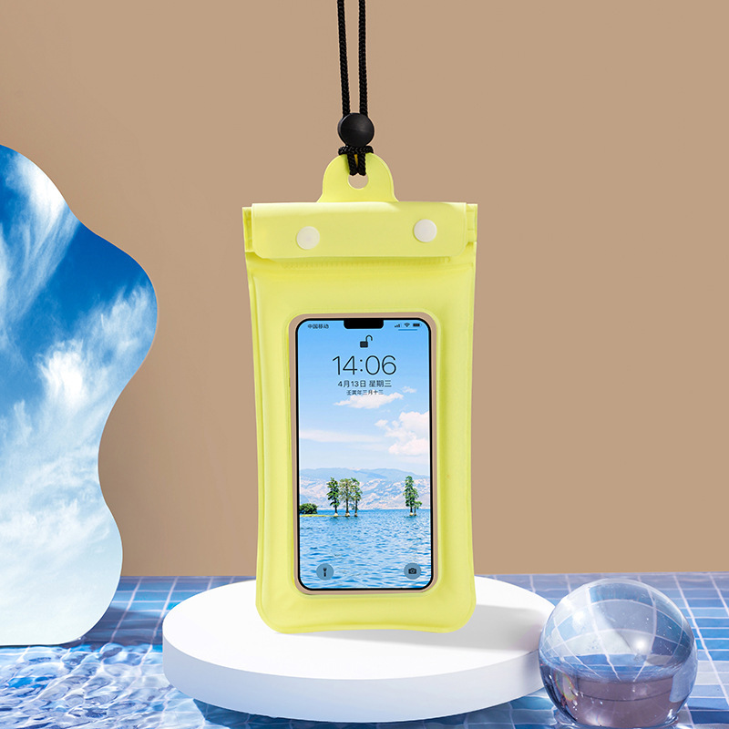 ダイビングハイキング乗馬ラフティングインフレータブル携帯電話防水バッグ pvc 防水透明エアバッグ携帯電話防水保護バッグ|undefined