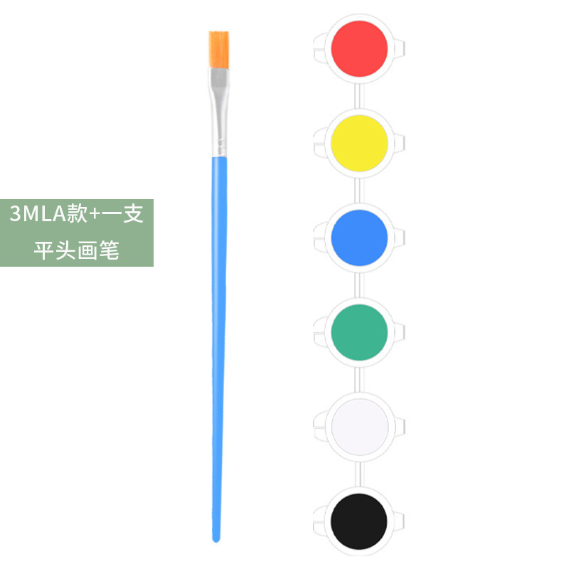 子供用アクリル絵の具 12 色セット 6 連結学生アート絵画着色石膏人形ペイント ストリップ在庫あり|undefined