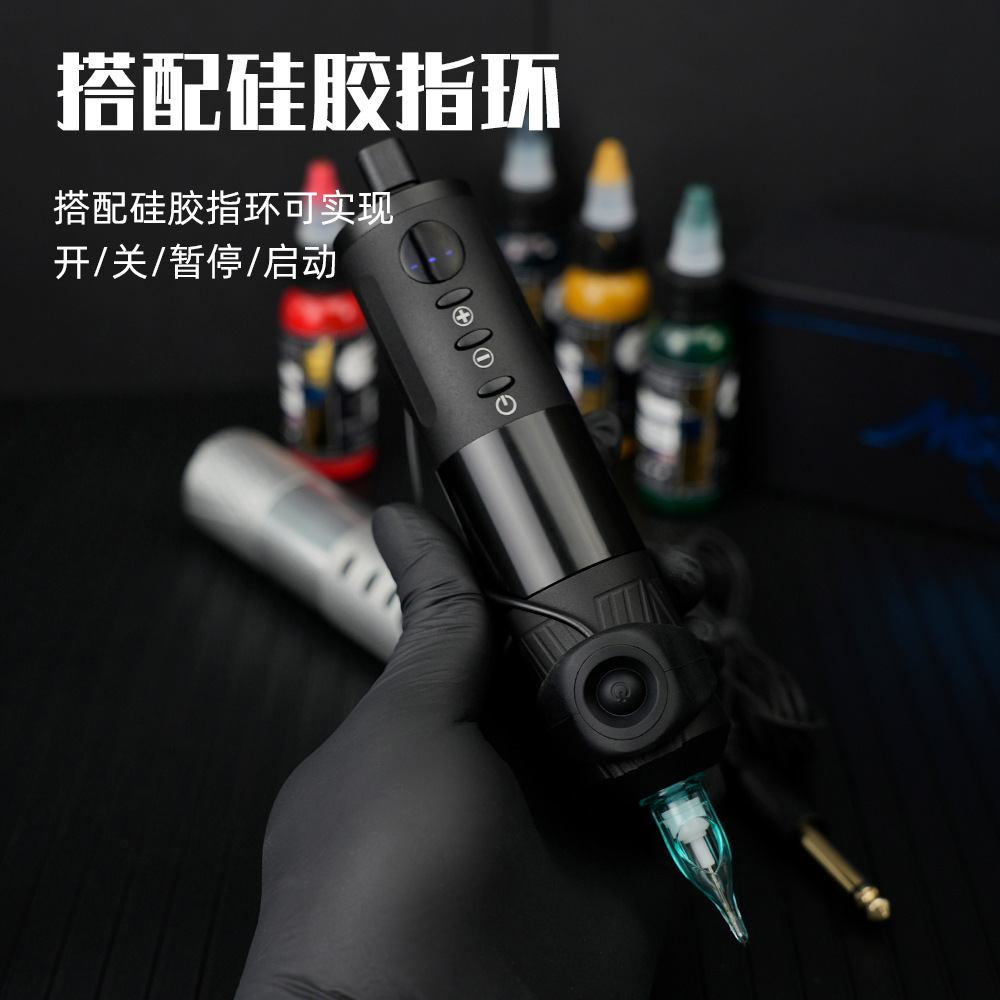 Dragon Art tatuaje equipo inalámbrico tatuaje batería pluma motor sin escobillas máquina de tatuaje línea de corte niebla tatuaje todo en una máquina