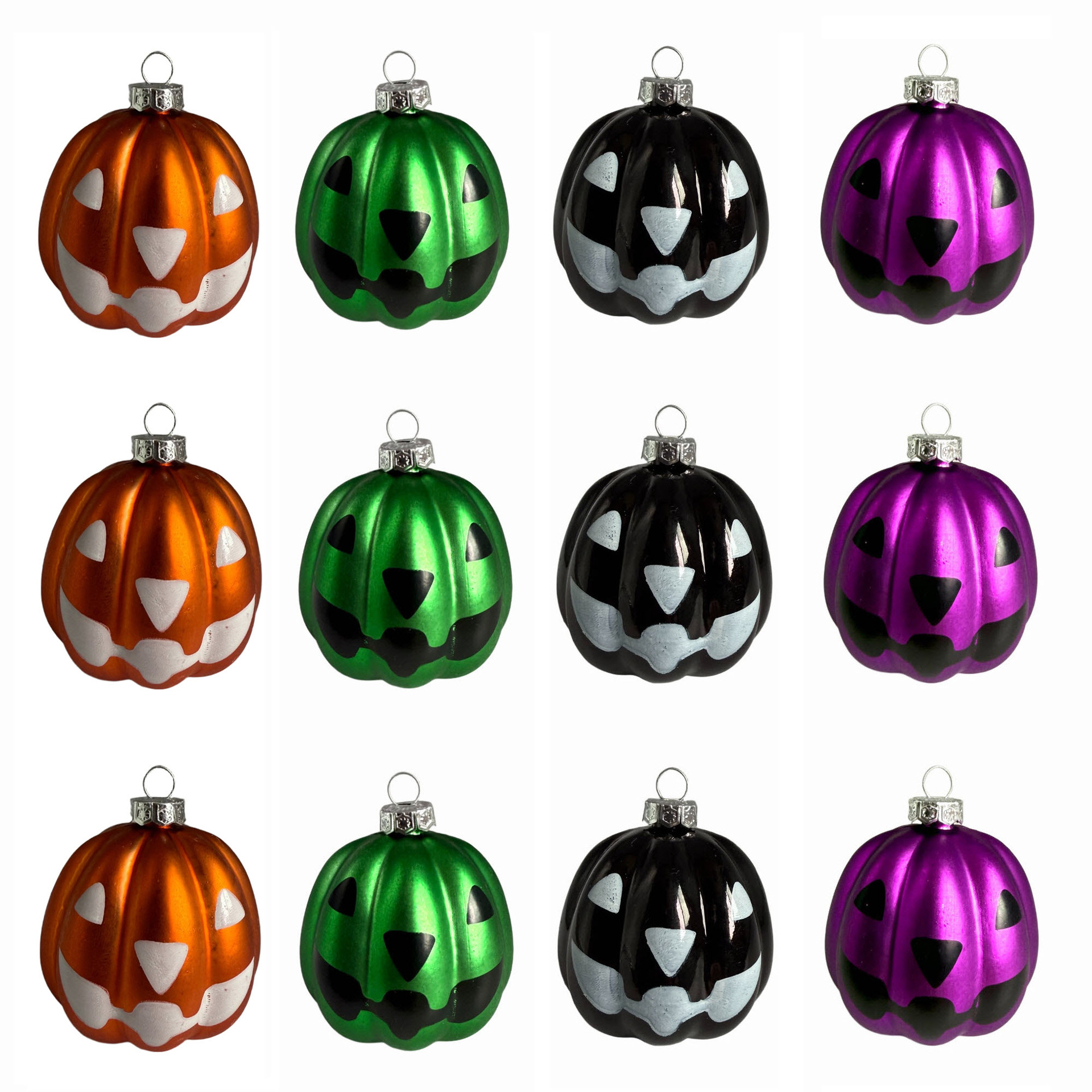 Festival de fantasmas transfronterizos 5CM bola de calabaza colorida Halloween cara de plástico calabaza decoración colgante