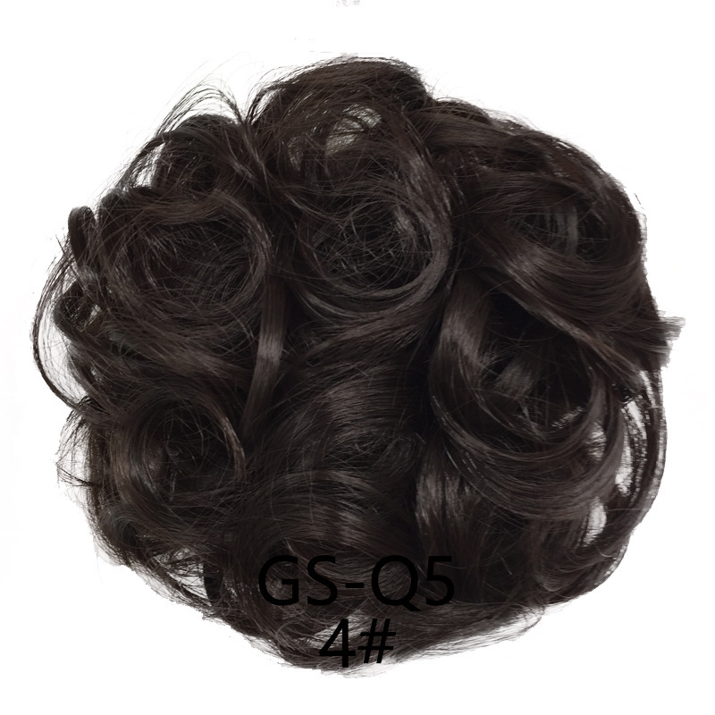 Europa y los Estados Unidos pelucas anillo de pelo de bolas cabeza cuerda elástica peludo natural peludo peludo transfronterizo