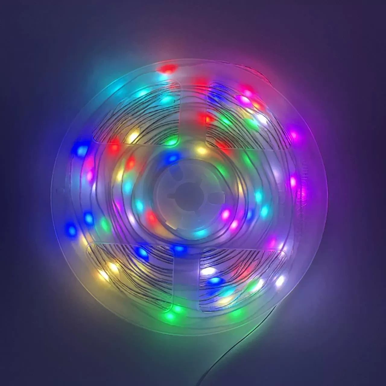 Программируемые светодиодные нити занавески RGB, приложение Bluetooth и пульт, длина 5–60 м (разное количество LED)