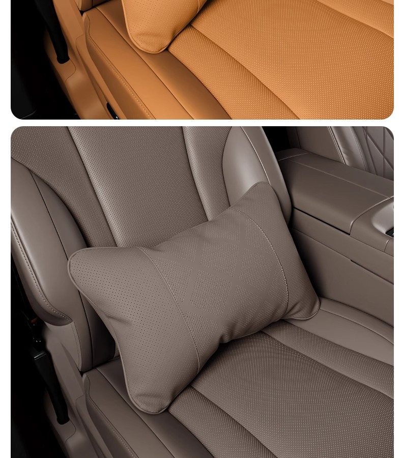 Suitable for 25 Models of Wenjie M9M8 Car Lumbar Support, Car Cushion, Waist Support, Seat Headrest, Neck Protection, Car Interior Decoration Accessories