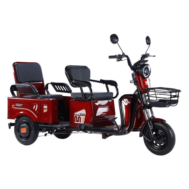 Пассажирский и грузовой новый Электрический трехколесный мощный грузовик двойного назначения King взрослый пикап, детский скутер для отдыха