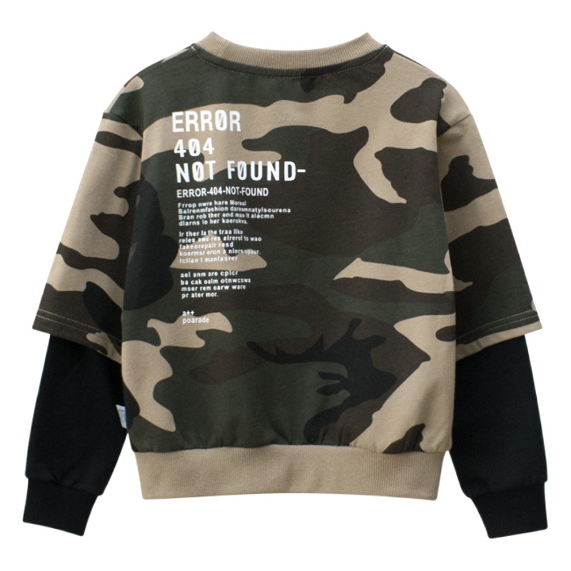 Ropa infantil europea y americana, modelos nuevos primavera 2024, sudadera para niños con diseño de dos piezas, ropa de bebé, venta al por mayor de ropa infantil.