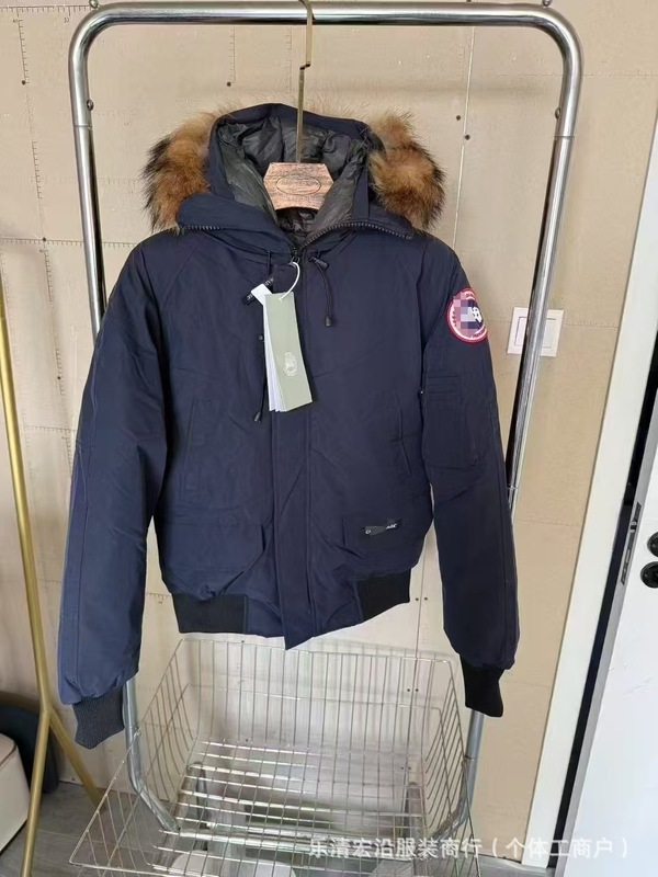 冬季新款鹅家01款飞行员可拆卸毛领短款夹克男女情侣派克棉服外套|undefined