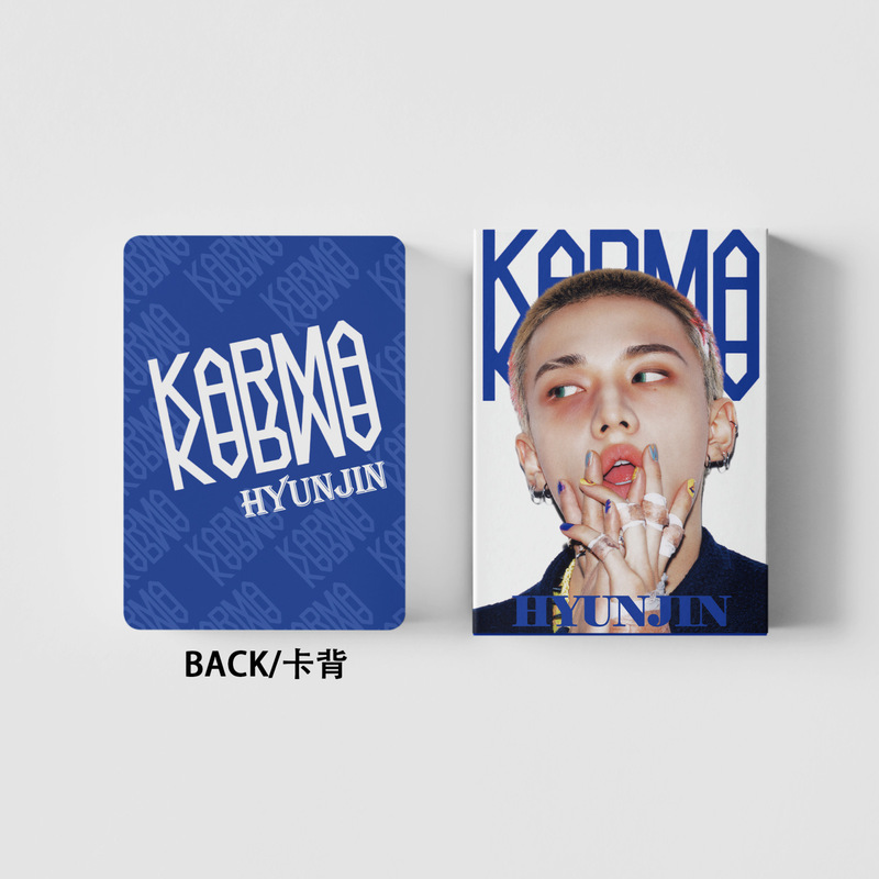 现货127张Stray Kids小卡黄铉辰HyunJin小卡贴纸KARMA|undefined