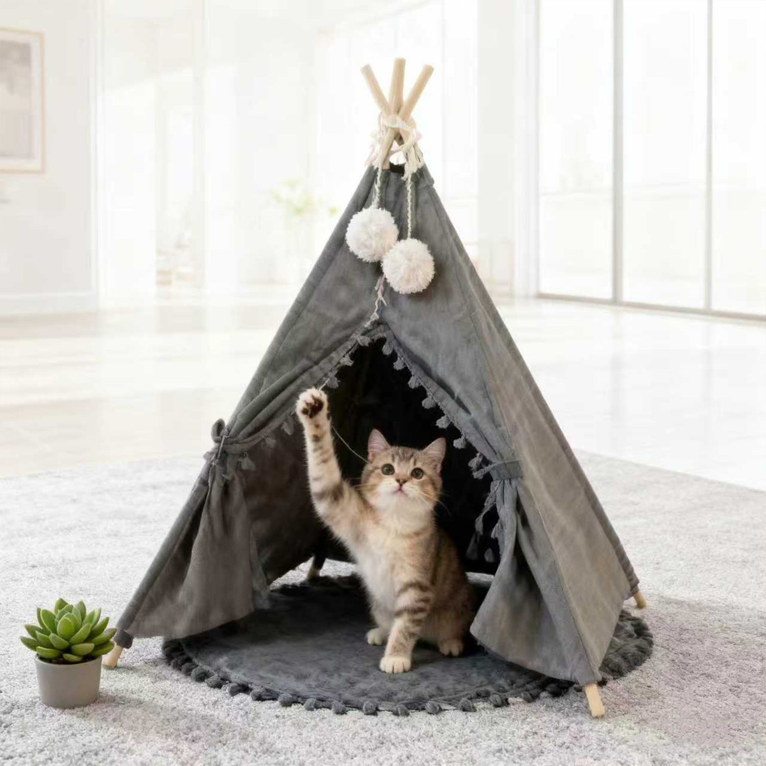 Tienda para gatos Tienda cerrada de cuatro estaciones Tienda para gatos Tienda para gatos Tienda para gatos Tienda para gatos Invierno