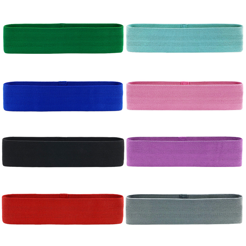 hip band涤棉阻力带健身深蹲瑜伽虐臀圈翘美臀提臀训练拉伸弹力带