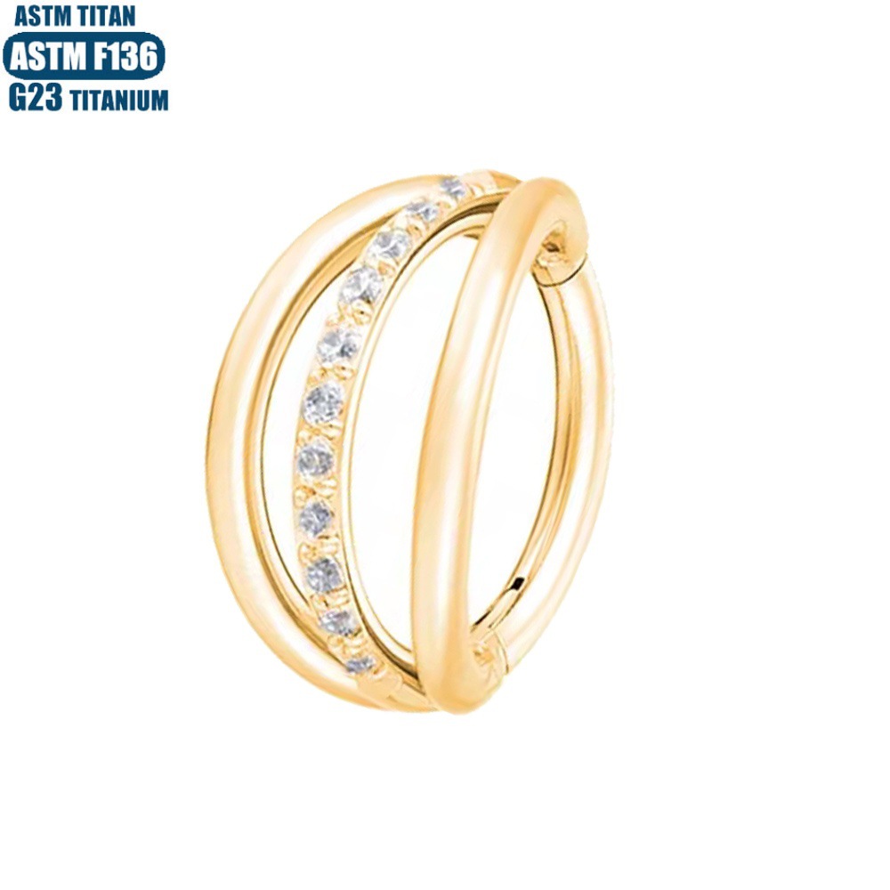 Pointed titanium steel lip stud product view