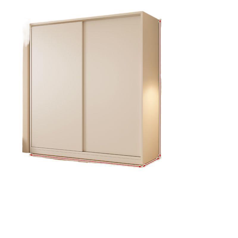 Fábrica directa puerta deslizante armario dormitorio doméstico fácil de ensamblar armario de alquiler económico pequeño y duradero image 5