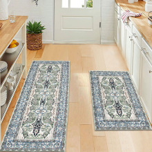 跨境地毯家用玄关入户门长条地垫水洗底可折叠地毯垫加厚防滑脚垫