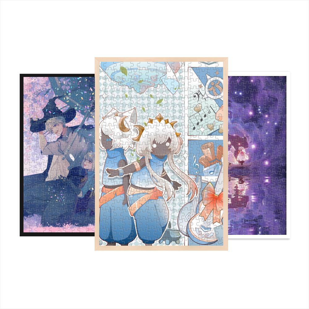 가벼운 만남 직소 퍼즐 1000 조각 애니메이션 팬 주변 나무 성인 창조적 인 장난감 생일 선물 도매