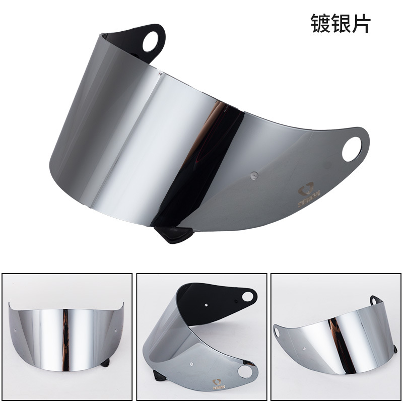 Cross-Border H9 Helmet Lens Waterproof Motorcycle Helmet Lens for Men and Women, Suitable for Summer Use, Anti-Uv and Anti-Fog Lens