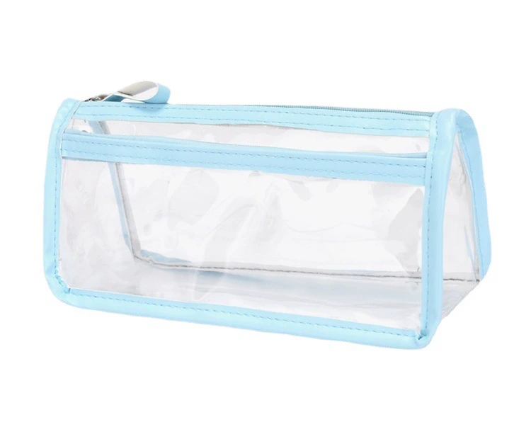 Двухслойный прозрачный пенал для экзамена, специальная Большая вместительная канцелярская сумка, простой стиль ins, японская новая высокая девушка