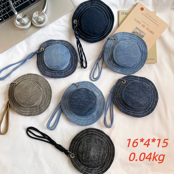 Cross-Border 2026 New Model Women's Simple Stitched Hat Bag, Fashionable Versatile Handbag, Niche Coin Purse
