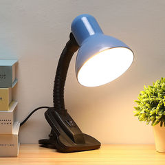 目の保護 LED 小型テーブルランプ学習デスク寮プラグイン子供用クリップランプオフィス読書ちらつきのないベッドサイドランプ