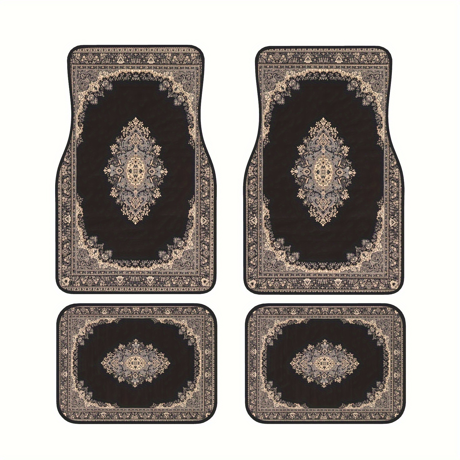 Almohadillas para automóviles estadounidenses transfronterizas juegos de cuatro piezas de Halloween resistentes al desgaste y a la suciedad almohadillas para el suelo fáciles de cuidar para los hogares almohadillas de terciopelo de cristal image 16