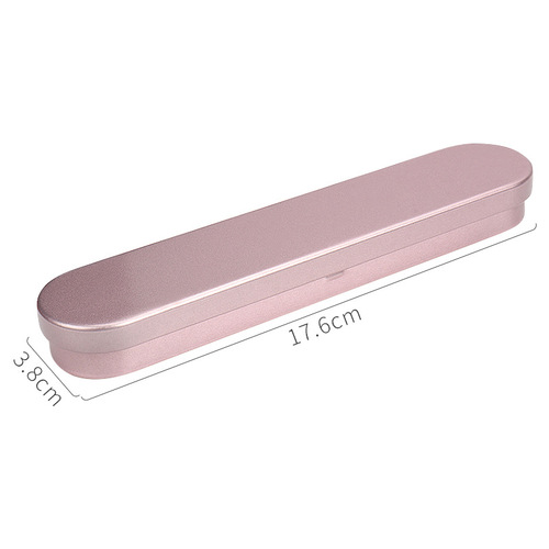Wholesale eyelash tweezers storage tool, dual-slot multi-color tweezer storage box, hinged tin tweezers storage case