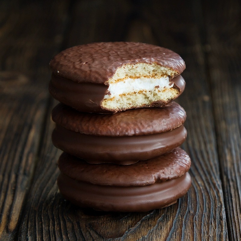 【6個入】パンパン メニエ チョコレートパイ コーティングケーキ 朝食 ペストリー ビスケット おやつ スナック チョコレートパイ|undefined