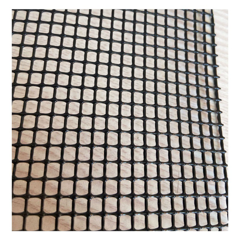 ПП пластиковая экструзия чистая прозрачная квадратная дыра фильтрующий элемент фильтрующий материал Черный ПП пластиковая сетка