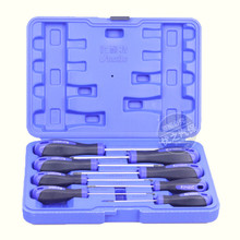 台湾优耐特工具8件LF型大小一字十字花形螺丝刀批组套五金维修