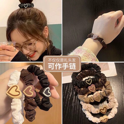 High horsetail, loving large intestine, hair ring, hair ring, head rope, high-grade hair cord, rubber band, hair binding, female headwear, hair accessories