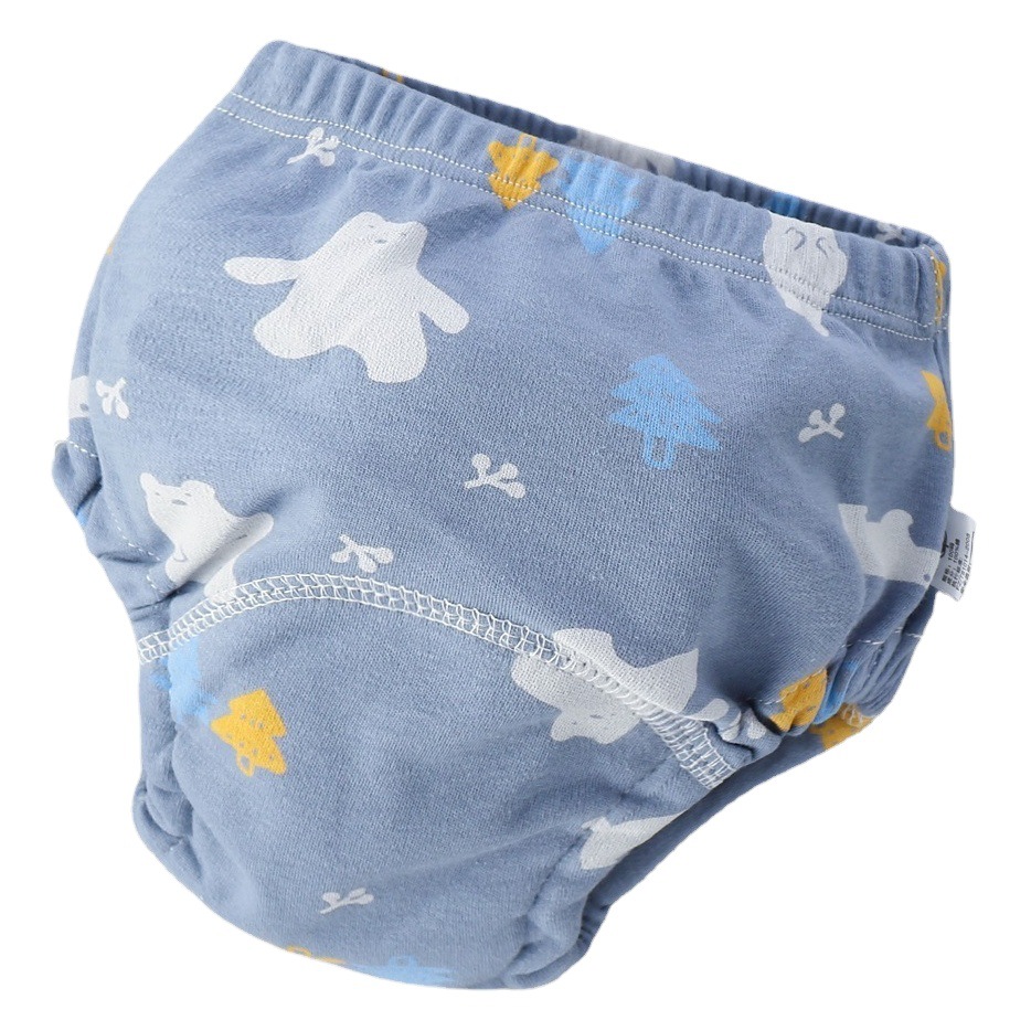 Pantalones de entrenamiento para bebés, bolsas de pañales de gasa lavables de 6 capas, pantalones de aprendizaje, pañales de tela para bebés, pañales transpirables, modelos de primavera y verano