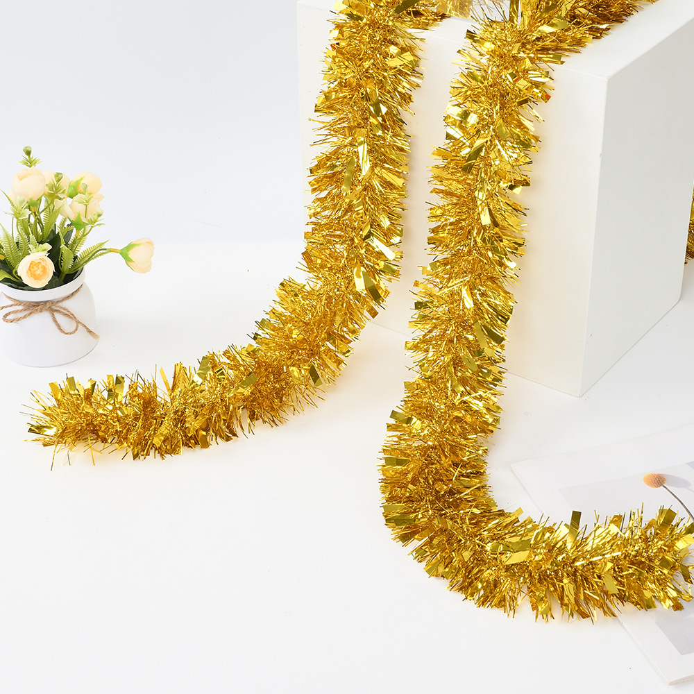 Nuevo cross-border 5 capas de cifrado engrosado colorido más oro espuma tira de color festivales decoración de dibujo de flores de lana