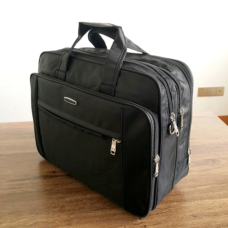 Men's Messenger Bag Briefcase Oxford Cloth Bag Shoulder Bag Portable 17-inch Laptop Bag Factory Direct Wholesale