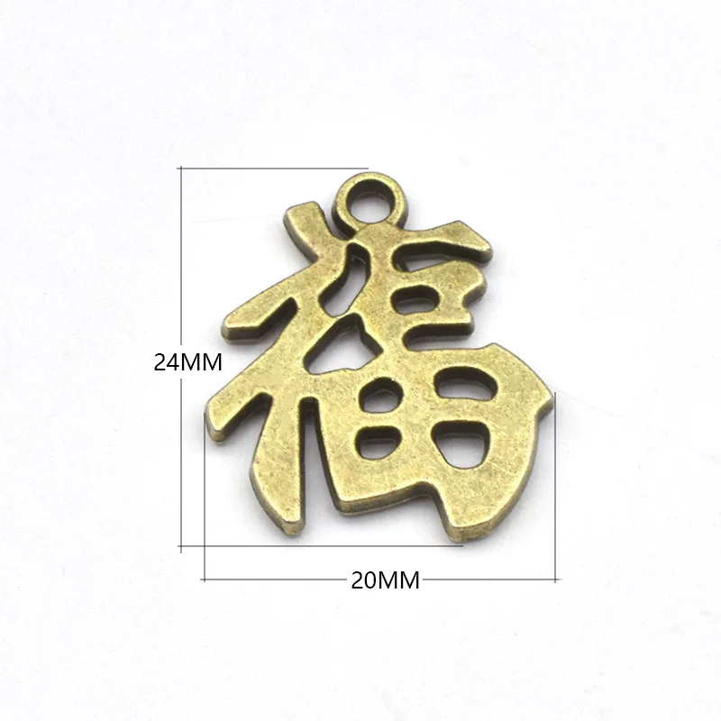 Accessory, bronze accessories, DIY, Chinese style, 24×20mm